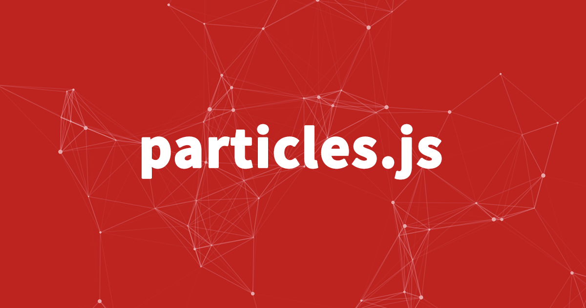  - A lightweight JavaScript library for creating particles