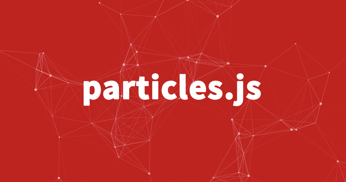 Particles Js A Lightweight Javascript Library For Creating Particles